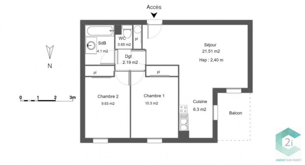 Appartement T3 / Caussade